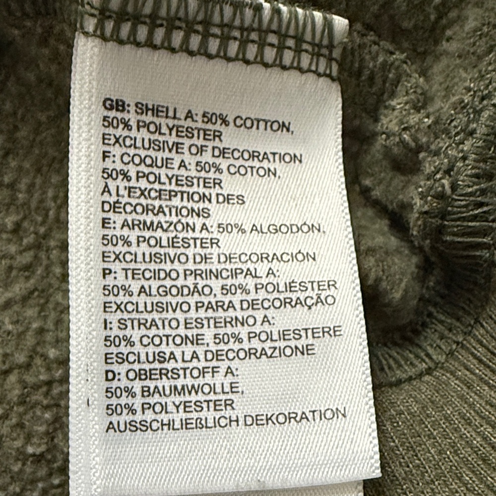 The North Face Olive Green Hoodie Women’s XL - Picture 9 of 11